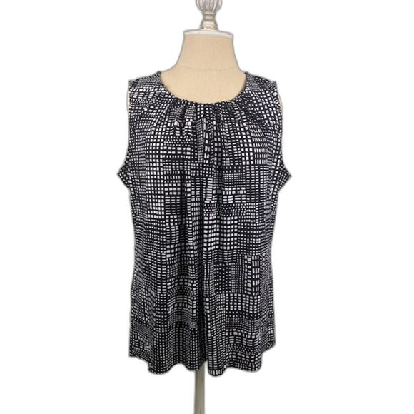 Liz Claiborne Crema Sleeveless Top Size S